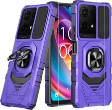 for TCL K32/K33 5G Phone Case with Screen Protector,TCL K32 5G T513W Case Dual L