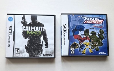 Nintendo DS Lot of 2, Call of Duty MM3, Transformers Animated Tested