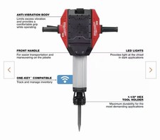 MX FUEL Lithium-Ion Cordless 1-1/8 in. Breaker with  3Battery and Charger XC406