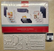 Stampin Up Paper Pumpkin  FARMHOUSE FLORALS  AUG 2025- FULL KIT- 2 STAMP SETS 