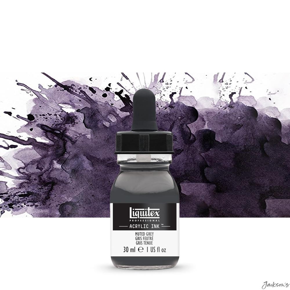 Liquitex Professional Acrylic Ink Acrylic 30ml Muted Grey For Art Painting