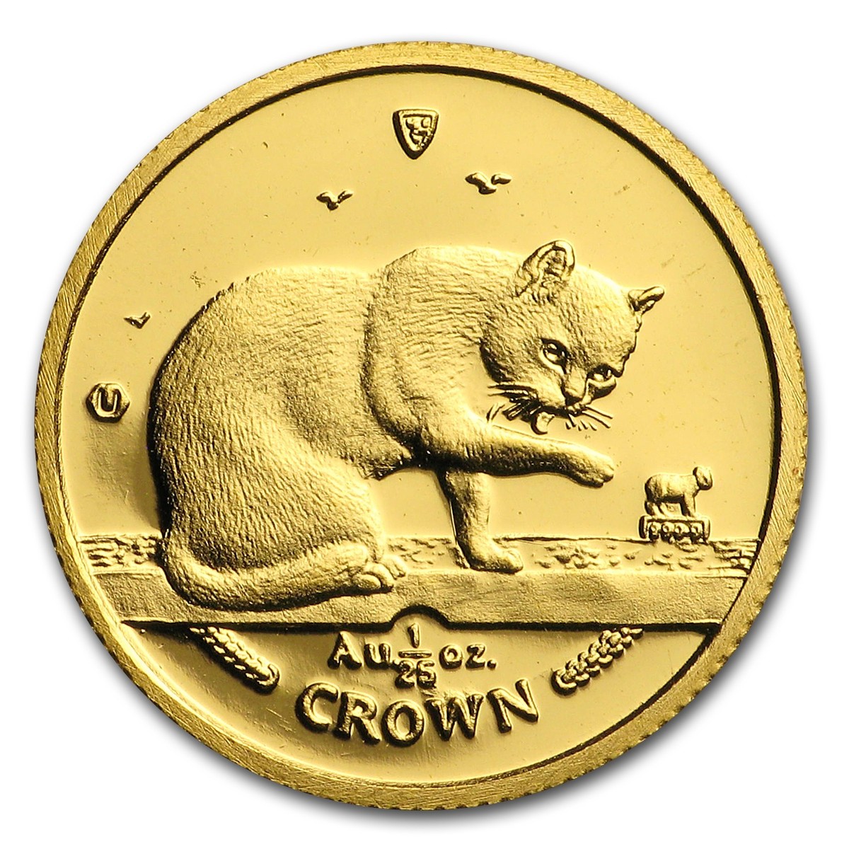 実物多数 USSS シークレットサービス CAT 実物JPC2.0 BK 1999 Isle of Man 1/25 oz Gold British Blue Cat | eBay