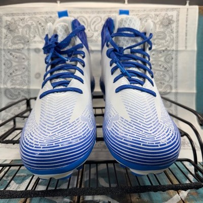 NEW Under Armour UA Men's Hammer 2 MC Blue Football Cleats Size 8