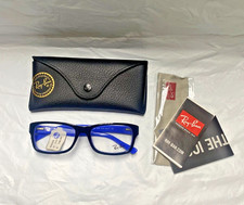 Ray Ban RB5268 Eyeglass Frames - 5179, Black/ Blue - 52-17-135 - Demo Lenses