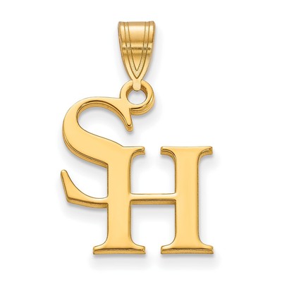 10k Gold LogoArt Sam Houston State University Medium Anhänger