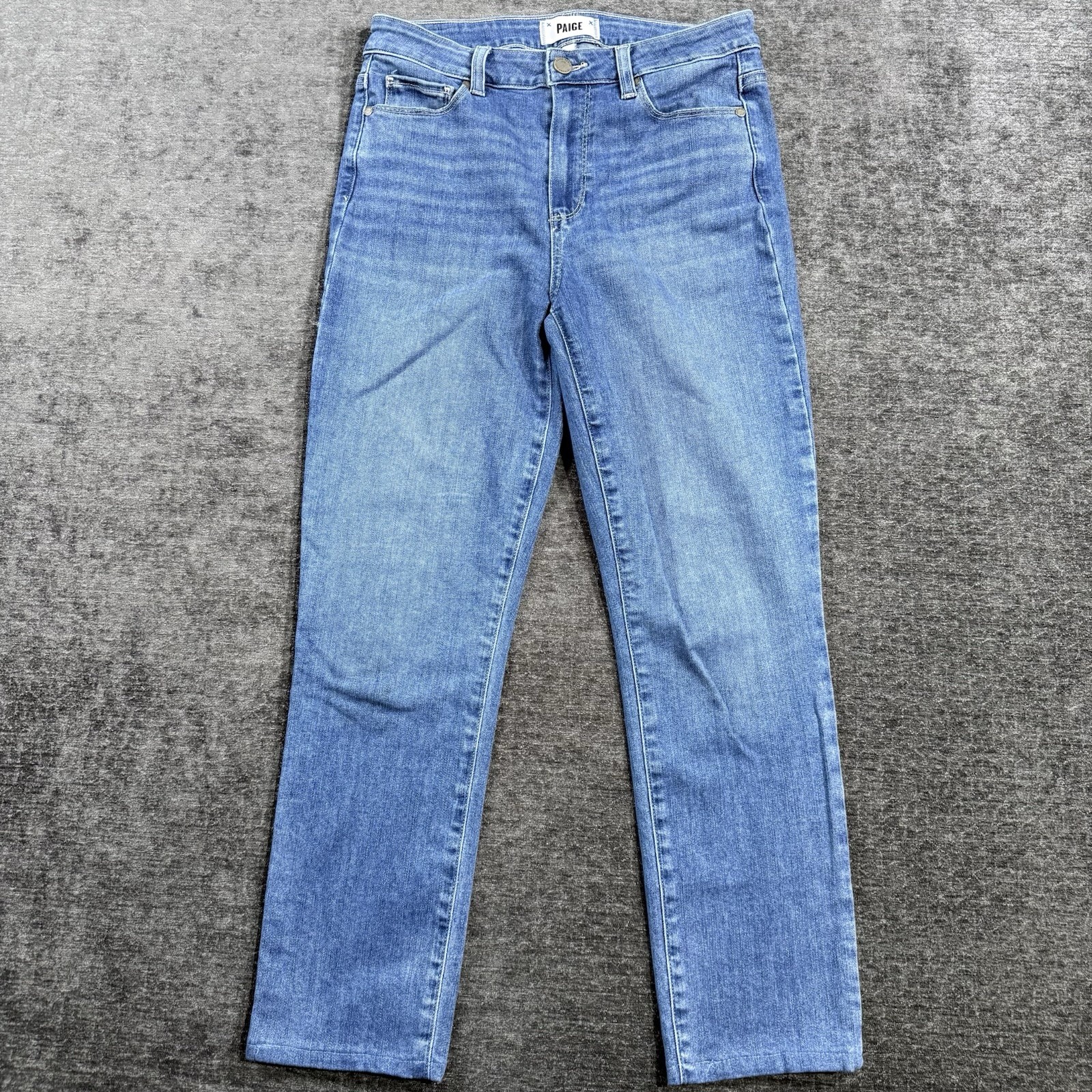 Paige Hoxton Slim Women’s Jeans Size 28 Blue Denim Light Wash Stretch 5 Pocket