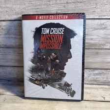 New! Tom Cruise Mission Impossible 6-Movie Collection DVD Ships Free Shrink Tear