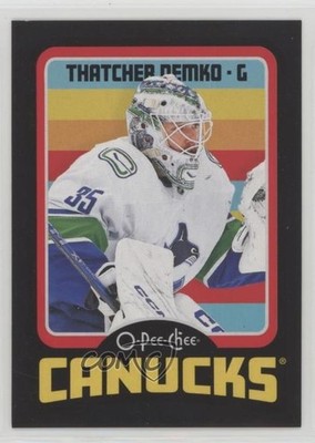 2024-25 O-Pee-Chee All-Stars Retro Black Border 73/100 Thatcher Demko #526 5q7