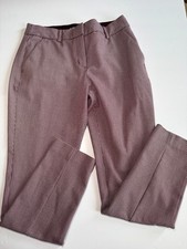 Express Columnist Skinny Pants Womens 6R Burgundy Stretch Work