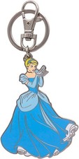  NEW Disney Princess: Cinderella Colored Pewter Key Chain