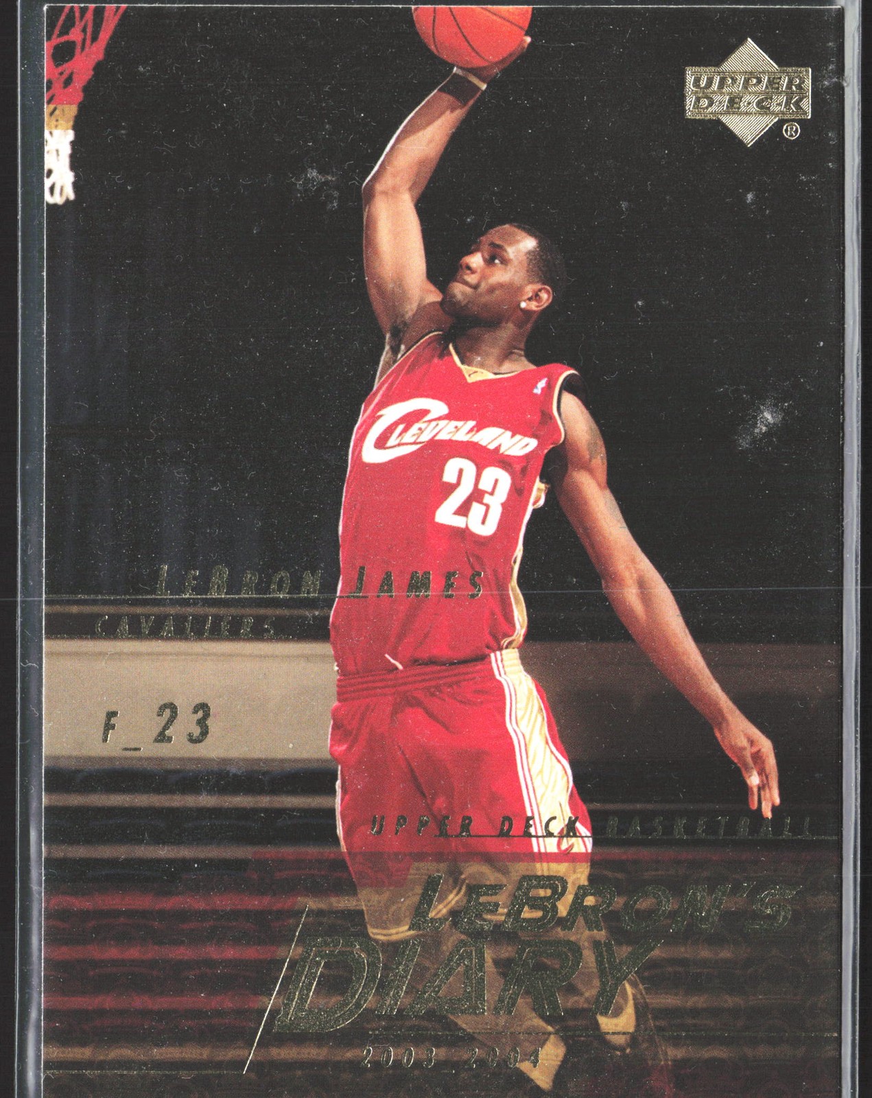 LeBron James 2003 Upper Deck #LJ15 LeBron's Diary Price Guide