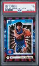 2024 PANINI DONRUSS INTERNATIONAL HOLO MAROON LASER #207 BOBI KLINTMAN PSA 7
