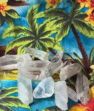Natural Clear Quartz Crystal Points Bulk Lot 4 