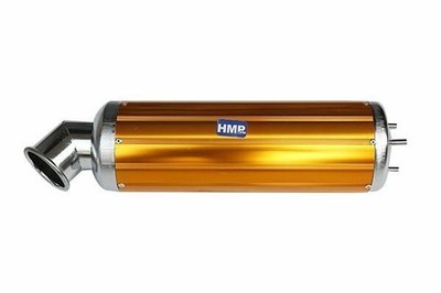 Auspuff Endtopf gold Typ 32 Quad ATV Bashan Shineray Jingling HMParts