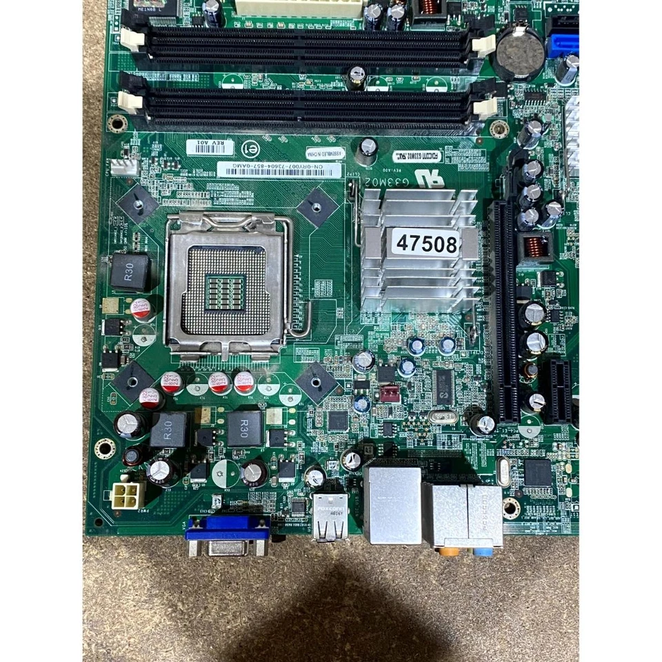 Foxconn G33M02 Micro-ATX Motherboard SATA II DDR2 4 Memory Slots PCI Express x16 - Image 4 of 4