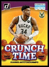 2022-23 Donruss Purple Crunch Time Giannis Antetokounmpo Bucks #5 C18
