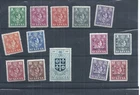 Dominica stamps.  1949 GVI series to 24c plus the 1951 New Constitution  (AV853)