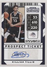 2020 Contenders Draft Picks Sticker Prospect Ticket Killian Tillie #94 Auto 8k4