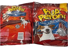 Pup-Peroni Dog Treats with Real Beef Brisket Hickory Smoked Flavor 2 Pack