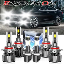 For Chevrolet Impala 2000-2005 Combo LED Headlight Bulbs High/Low Beam+Fog Light