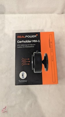 RealPower Carholder MH-1 Vakuumfunktion MAG Safe Handyhalter Auto