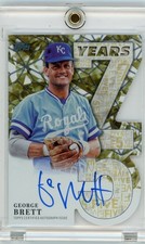 2026 TOPPS Series One BASEBALL 75 Years Auto #47/50 Kansas Royals George Brett