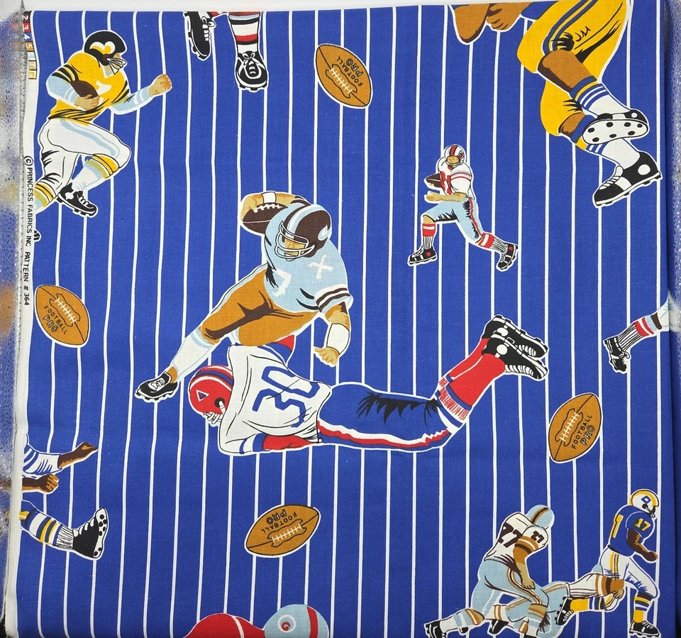 Nuevo TEMA DE FÚTBOL Coordinación Tela Estampados Algodón Foto 3 de 4