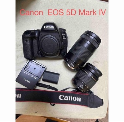 Canon EOS 5D Mark IV DSLR Camera with EF 28-80 and EF 75-300