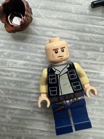LEGO Star Wars Han Solo MINIFIGURE wavy hair 75159 75290 75205