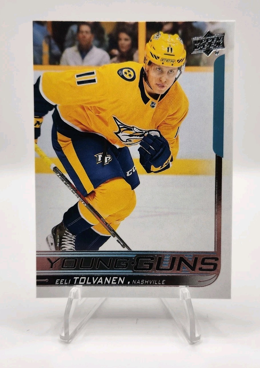 2018-19 Upper Deck Young Guns Eeli Tolvanen #217 Rookie RC