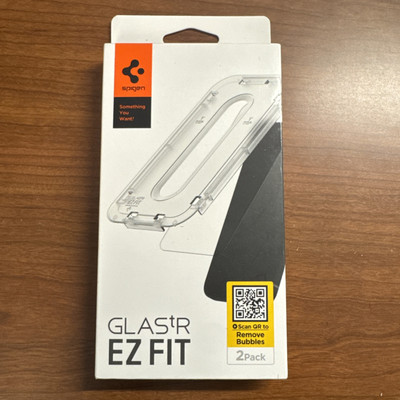 Spigen iPhone 15 Pro Max [GLAS.tR EZFIT] Screen Protector2 Pack AGL06892