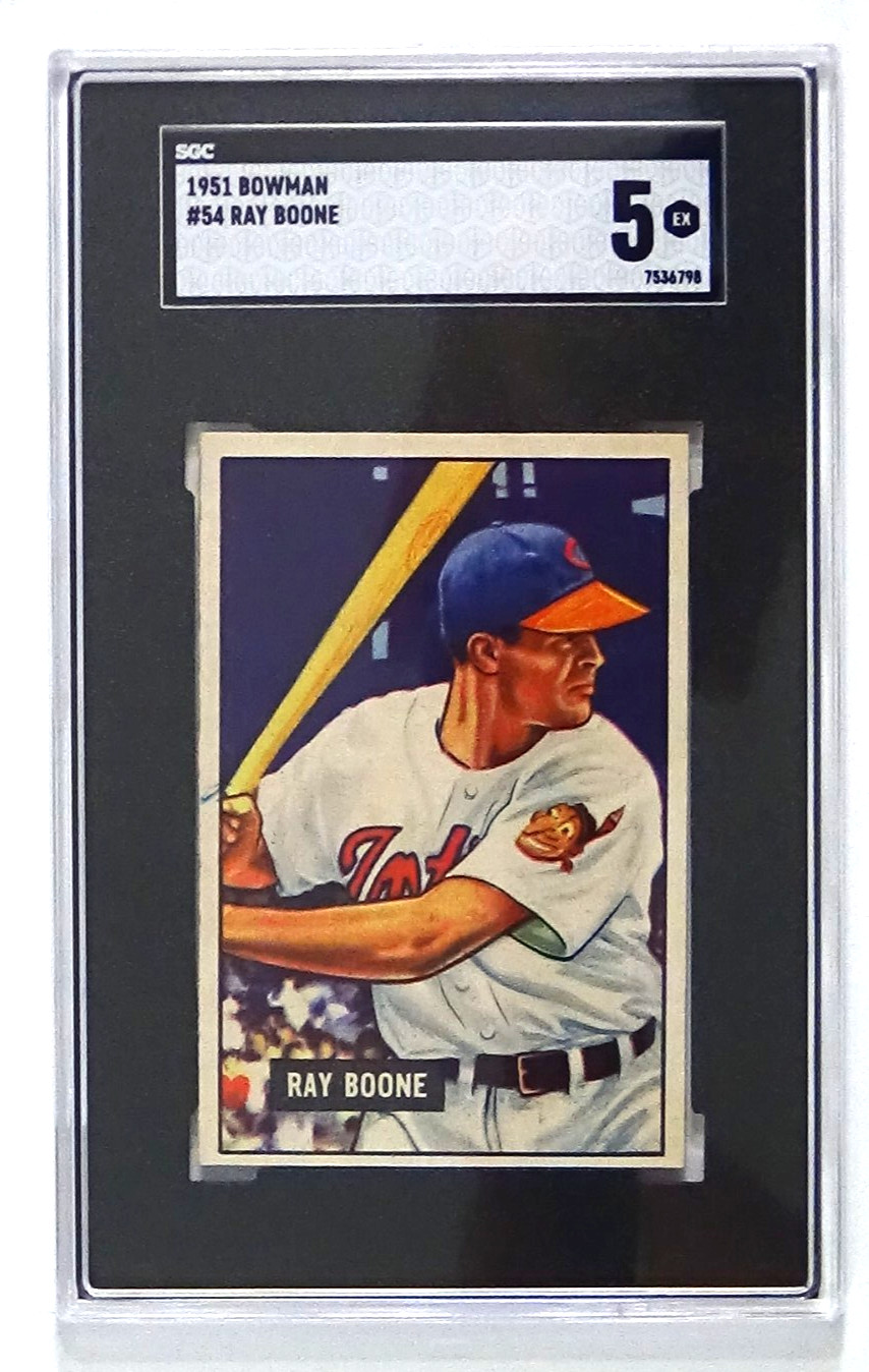 1951 Bowman #54 Ray Boone EX SGC 5 Baseball Card #679-66