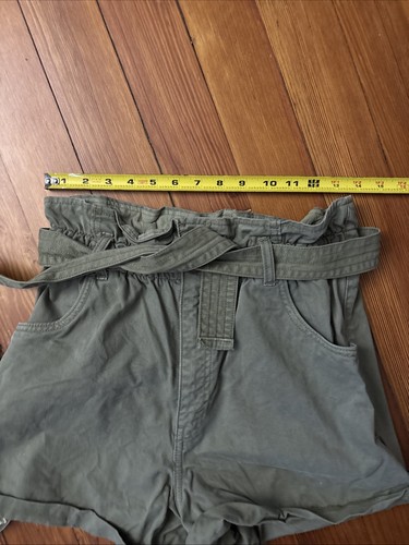 Abercrombie Fitch Women’s Cargo Shorts Belt Roll Tab Hem VTG Y2K Medium 2 Pack - Picture 11 of 12