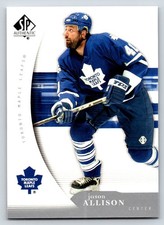 #96 Jason Allison, Toronto Maple Leafs 2005-06 SP Authentic Base