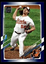2021 Topps #93 Hunter Harvey Royal Blue