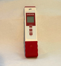 NEW GIDIGI pH Meter for Water, Stable Accuracy Digital Tester Pen White 2 in 1