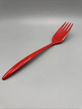 Rosti Large Angled Serving Fork 2830 Red Danish Modern Melamine