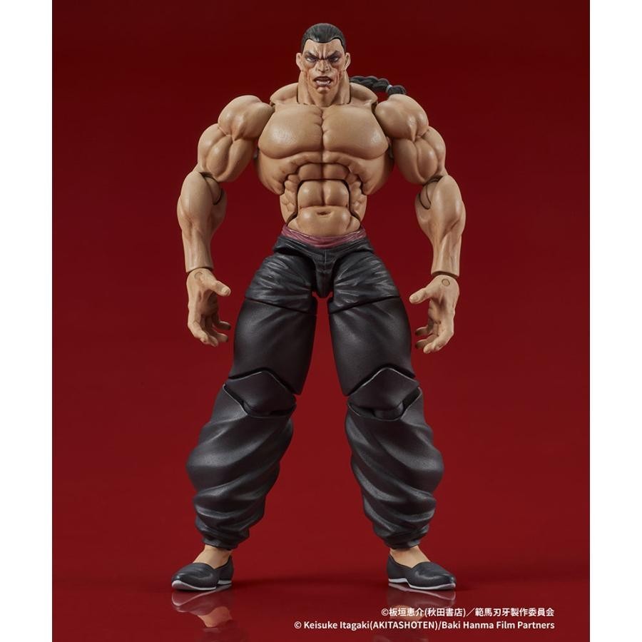 Auténtica figura de acción DIG DIGACTION Baki Hanma Retsu Kaioh Japón pedido anticipado