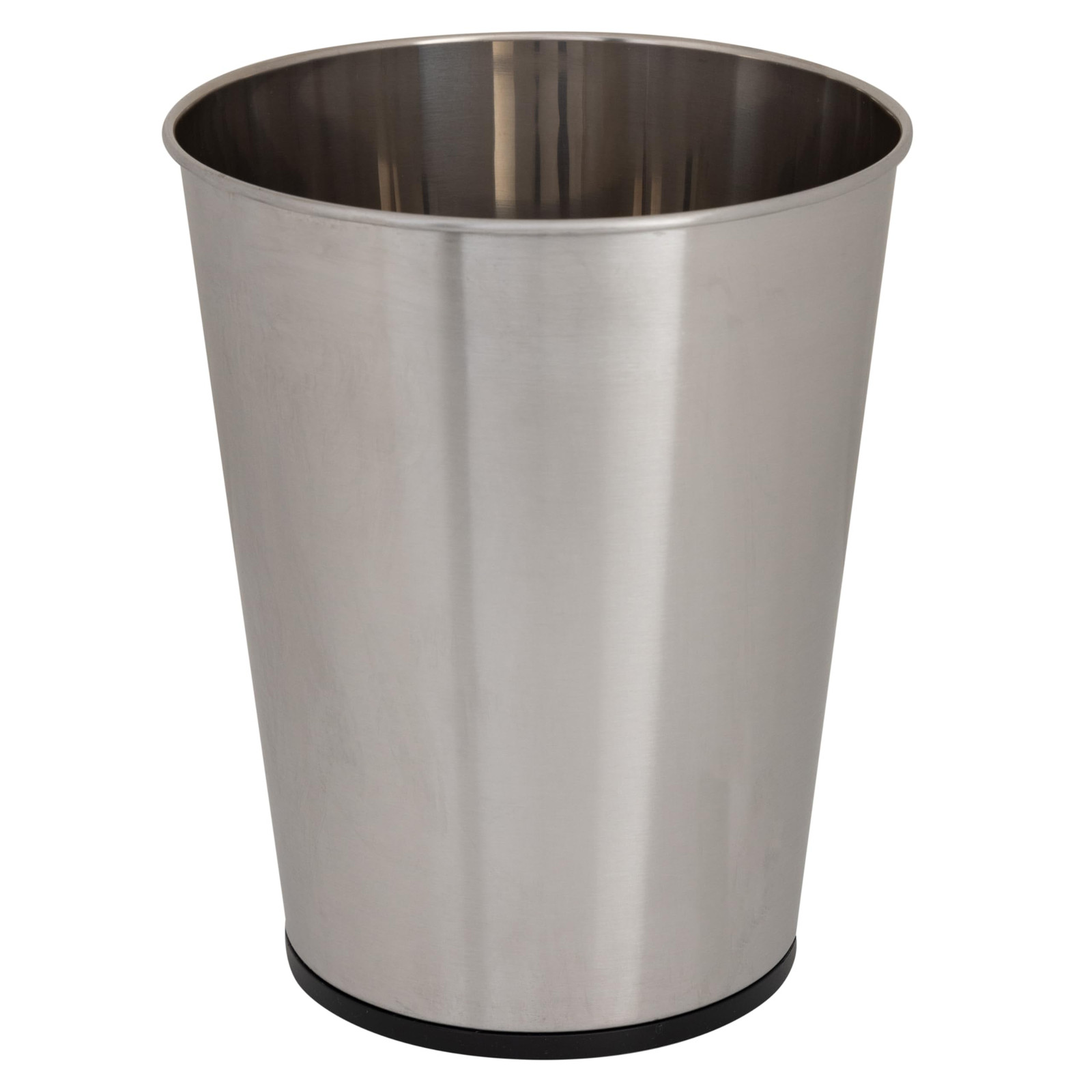 Compact 5L Round Open Top Wastebasket for Bathroom or Bedroom Use