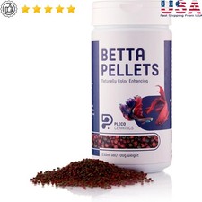 High Protein Tropical Fish Food Betta Axolotl Pleco Shrimp Spirulina Pellets New