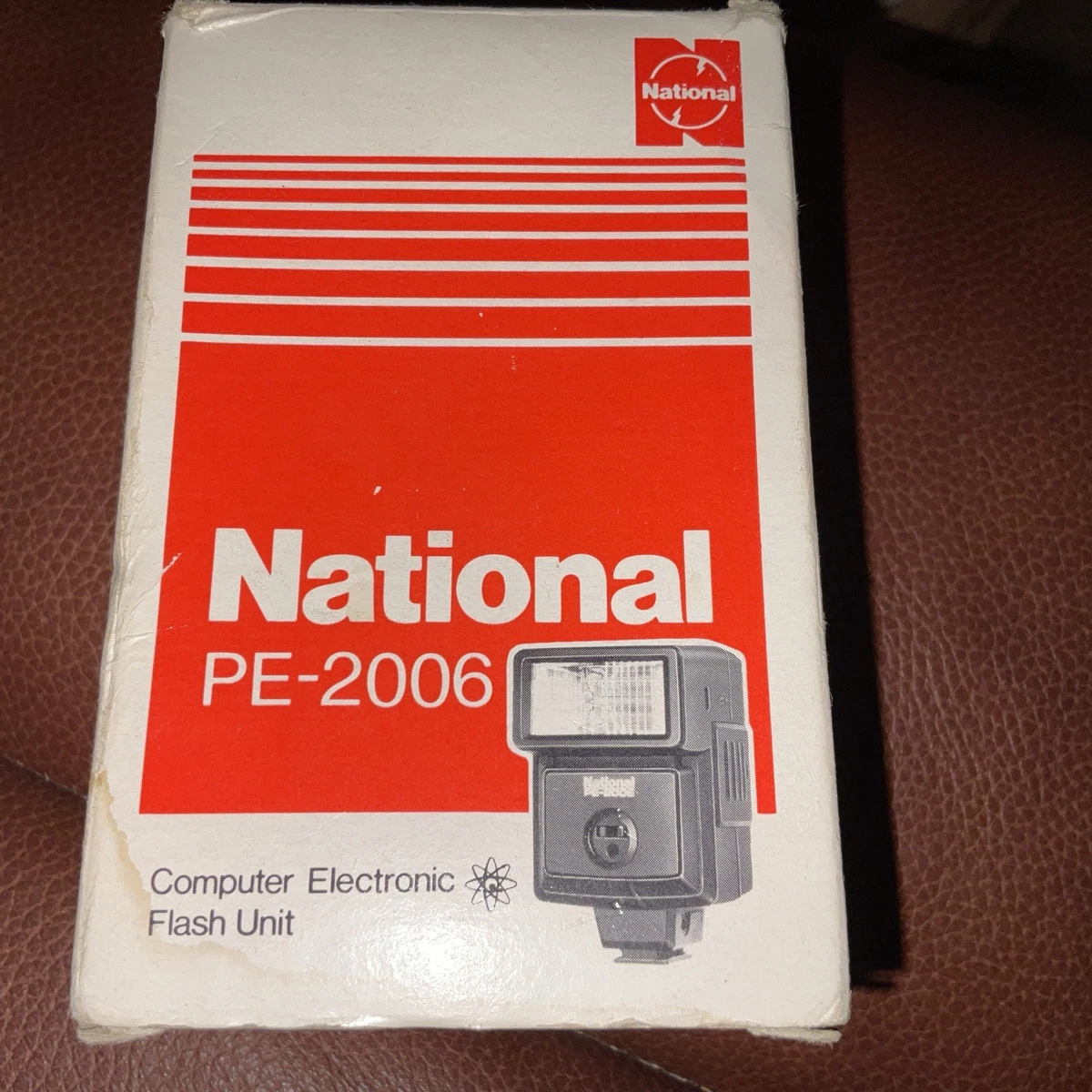 Flash électronique National PE-3057 – Japon, Vintage, Non Testé (pour Pièces Ou Restauration)