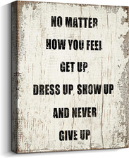 Motivational Wall Art Office Decor Quotes Wall Decor for Men Women Positive Canv