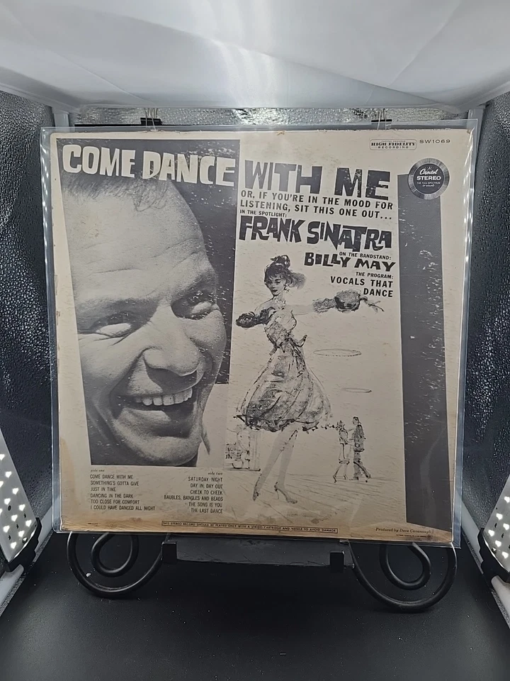 Frank Sinatra Come Dance With Me! 1959 LP Capitol SW-1069 Scranton Repress VG/G - Image 2 of 4