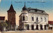 L517 Romania Bihor Nagyszalonta Salonta Judaica Shop 1917 vintage postcard