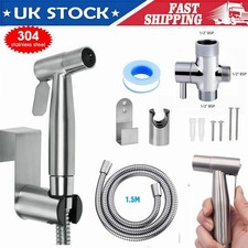 Stainless Steel Handheld Douche Bidet Toilet Spray Shower Shattaf Diverter Kit