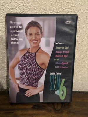 Beachbody Debbie Siebers  Slim In 6 DVD, 2 Disk Exercise Program DVD Set