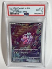 2023 POKEMON PAL EN-PALDEA EVOLVED 216 TINKATINK ILLUSTRATION RARE - PSA 10