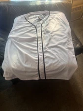 Exxact sport new w tag buto white baseball  jersey xl Studio wardrobe auction