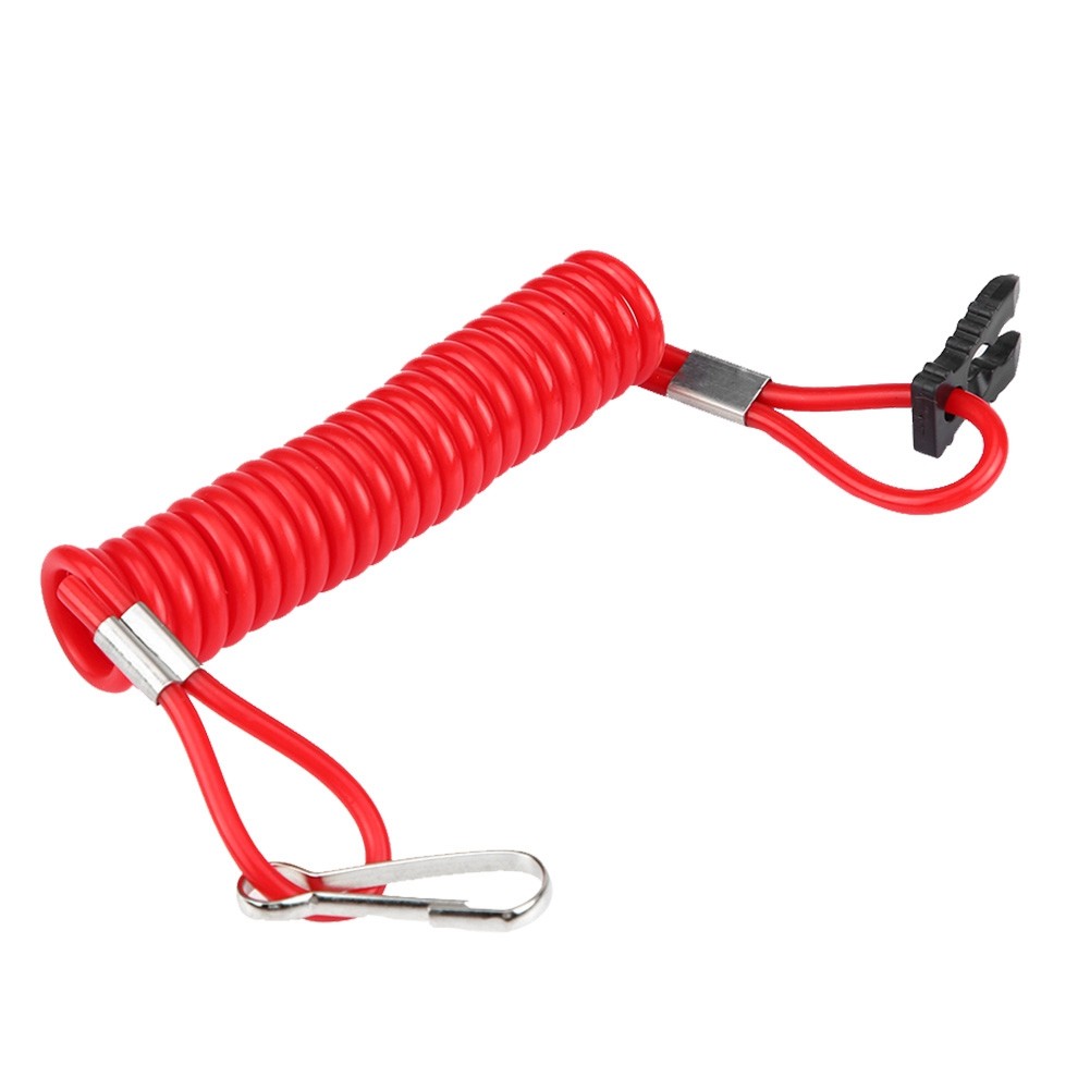 Outboard Engine Ignition Emergency Kill Stop Switch Safety Tether Lanyard Fo BL