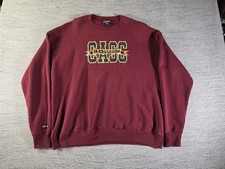 Vintage JanSport CACC Leadership Sweatshirt Crewneck XL Burgundy Made In USA